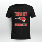 New England Patriots Tampa Bay Buccaneers Tompa Bay Gronkaneers Red 4 T Shirt