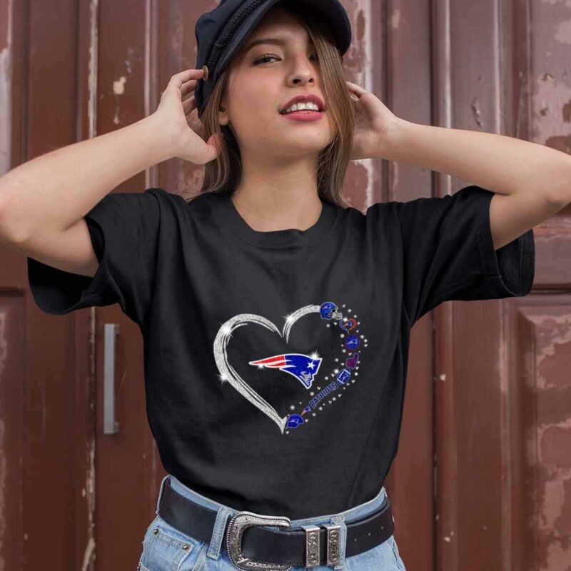New England Patriots Twinkle Heart 0 T Shirt