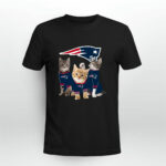 New England Patriots cats 3 T Shirt