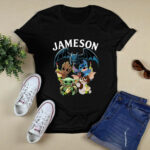 New Jameson Irish Whiskey Baby Yoda Groot Stitch Toothless Gremlins 4 T Shirt