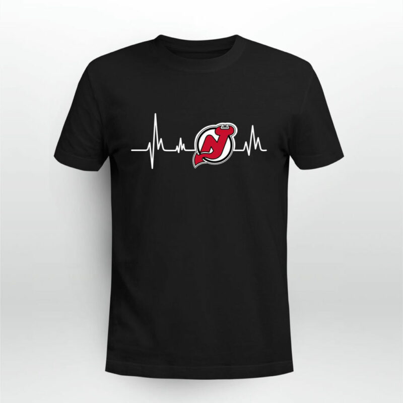 New Jersey Devils Heartbeat 0 T Shirt