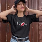 New Jersey Devils Heartbeat 3 T Shirt