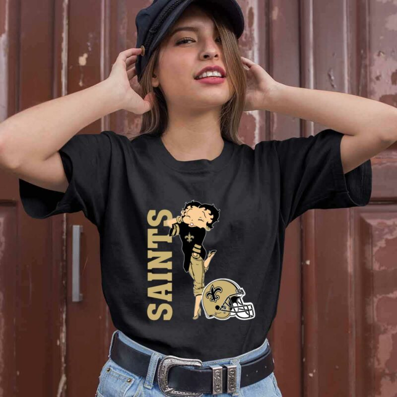 New Orleans Saints Betty Boops 0 T Shirt