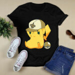 New Orleans Saints Pikachu Pokemon 4 T Shirt