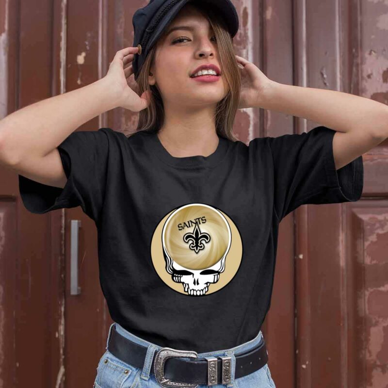 New Orleans Saints Skull Bowling Ball 0 T Shirt