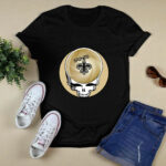 New Orleans Saints Skull Bowling Ball 2 T Shirt
