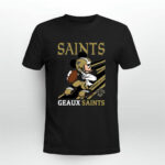 New Orleans Saints Slogan GeauSaints Mickey Mouse 2 T Shirt