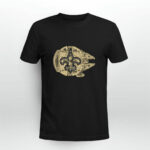New Orleans Saints The Millennium Falcon Star Wars 4 T Shirt