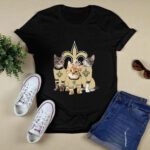 New Orleans Saints cats 4 T Shirt