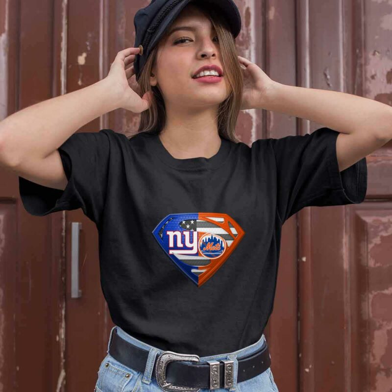 New York Giants And New York Mets Superman 0 T Shirt