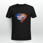 New York Giants And New York Mets Superman 4 T Shirt