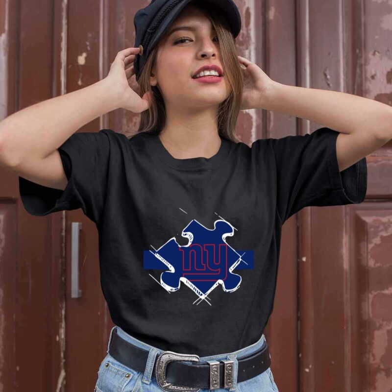 New York Giants Autism 0 T Shirt