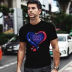 New York Giants Heart Glitter 1 T Shirt