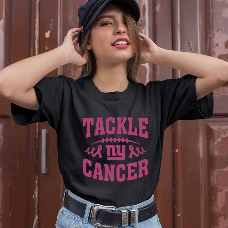 New York Giants Tackle Breast Cancer 0 T Shirt