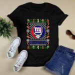 New York Giants X Grateful Dead Christmas Ugly Sweater 2 T Shirt
