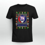 New York Giants X Grateful Dead Christmas Ugly Sweater 4 T Shirt