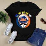 New York Grateful Dead Grateful Bear Mets 4 T Shirt