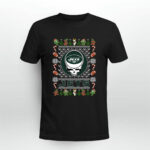 New York Jets X Grateful Dead Christmas Ugly Sweater 4 T Shirt