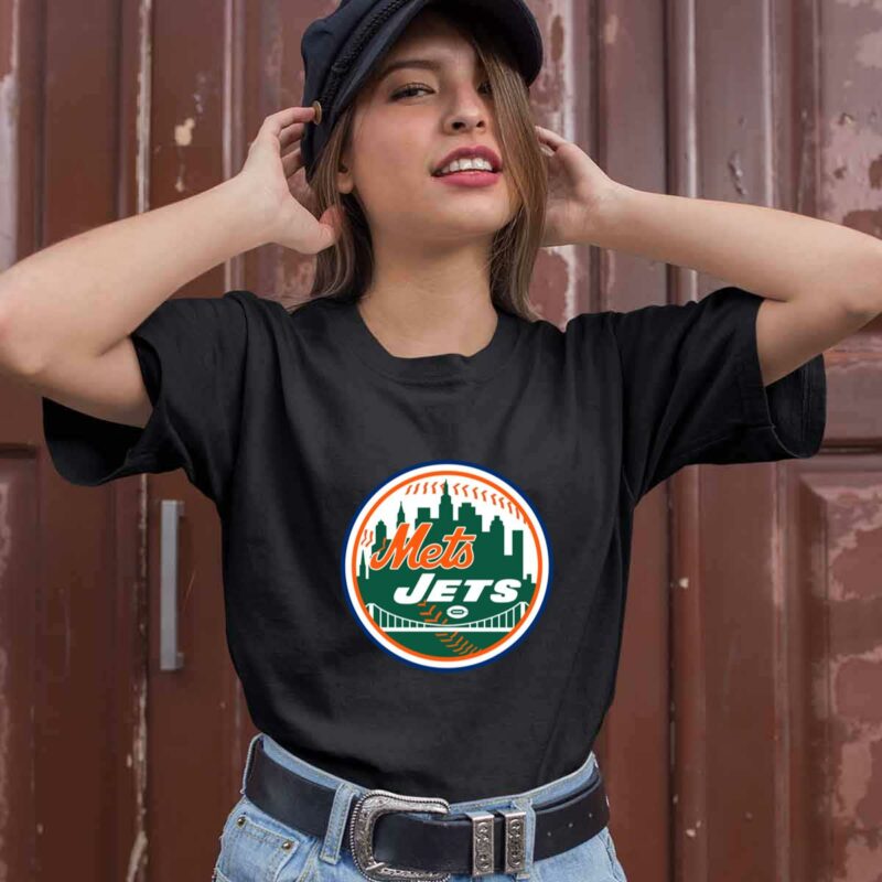 New York Mets Jets Baseball 0 T Shirt