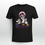 New York Mets Mickey Donald And Goofy Baseball 3 T Shirt