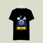 New York Mets Snoopy Pumpkin House 4 T Shirt