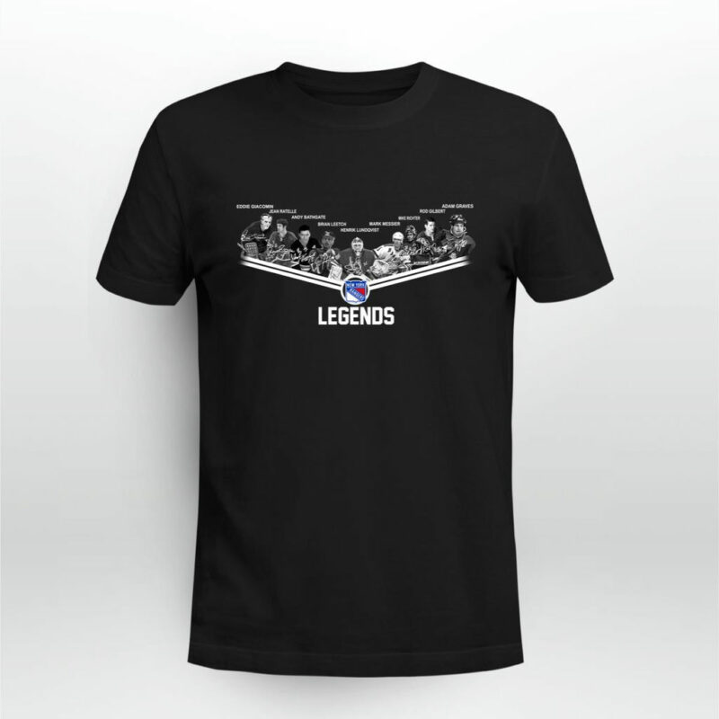 New York Rangers Legends Signatures 0 T Shirt