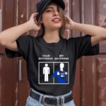 New York Rangers Your Boyfriend My Boyfriend 3 T Shirt