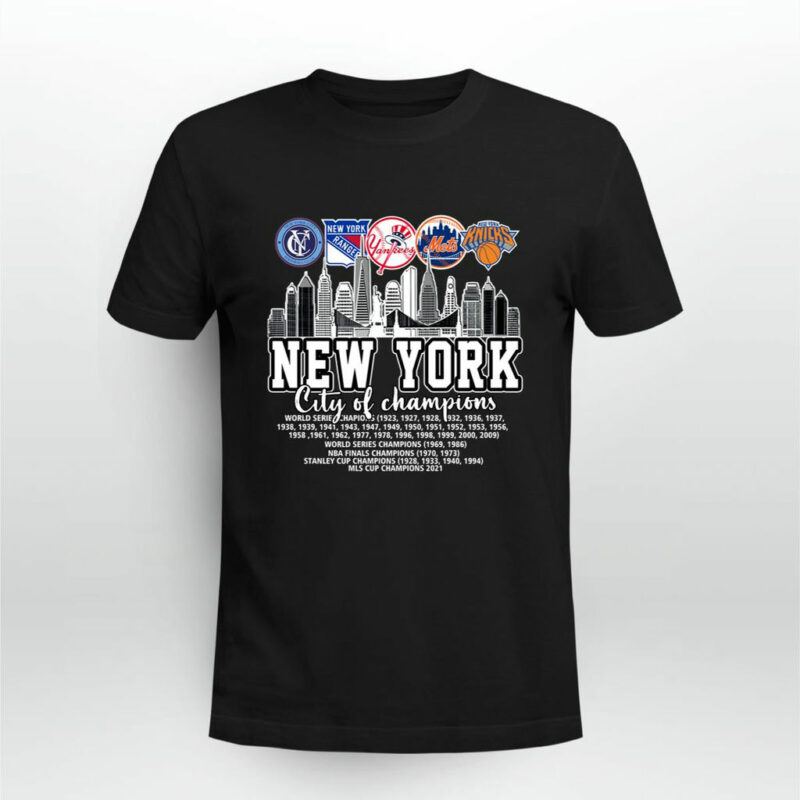 New York Sports Teams New York City Of Champions 0 T Shirt