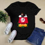 New York Yankees Snoopy Pumpkin House 2 T Shirt