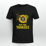 New York Yankees Sunflower Baseball 2 T Shirt