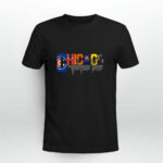 Nice Chicago Sport Teams Cubs Bulls Bears Blackhawks White Sox 4 T Shirt