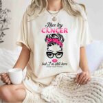 Nice Try Cancer But Im Still Here Girl Breast Cancer Warrior 1 T Shirt