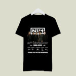 Nine Inch Nails 55th Anniversary 1988 2023 Thank You For The Memories 2 T Shirt
