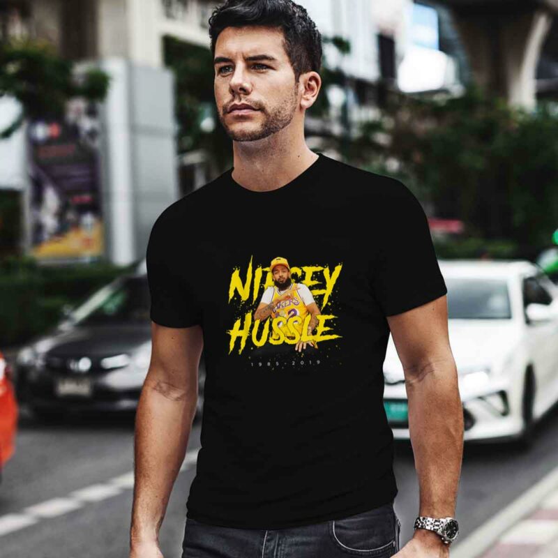 Nipse Hussle Fans Los Angeles Laker 0 T Shirt