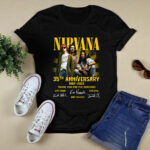 Nirvana 35th Anniversary 1987 2022 thank you for the memories signature 2 T Shirt