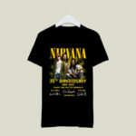 Nirvana 35th Anniversary 1987 2022 thank you for the memories signature 4 T Shirt