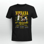 Nirvana 37th Anniversary 1987 2024 thank you for the memories signature 4 T Shirt