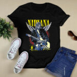 Nirvana In Utero 20th Anniversary Kurt Cobain Rock Band 4 T Shirt 1