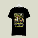 Nirvana Kurt Cobain 35th Anniversary 1987 2022 Signatures Thank You For The Memories 4 T Shirt 1