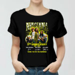 Nirvana Kurt Cobain 37th Anniversary 1987 2024 Signatures Thank You For The Memories 2 Women T Shirt