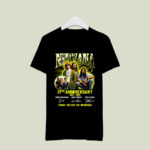 Nirvana Kurt Cobain 37th Anniversary 1987 2024 Signatures Thank You For The Memories 4 T Shirt 1