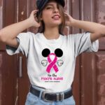 No One Fight ALone Breast Cancer Awareness Mickey 1 T Shirt