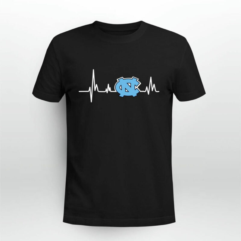 North Carolina Tar Heels Heartbeat 0 T Shirt