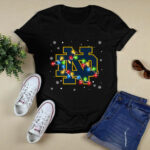 Notre Dame Fighting Irish Merry Christmas 4 T Shirt