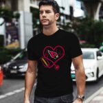 Nurse Heartbeat Love Arizona Cardinals 1 T Shirt