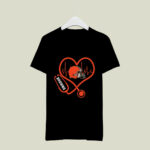 Nurse Heartbeat Love Cleveland Browns 4 T Shirt