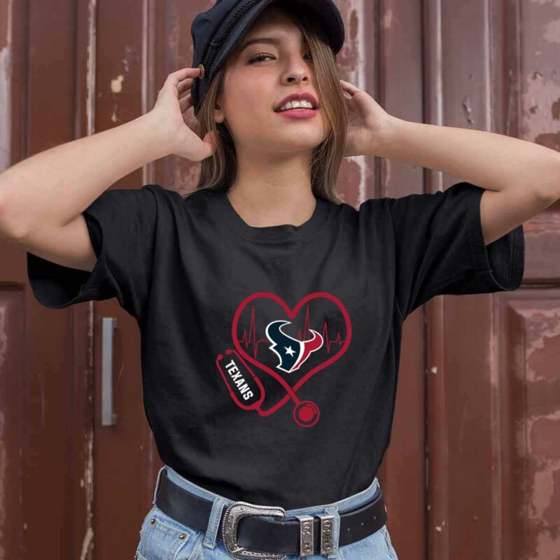 Nurse Heartbeat Love Houston Texans 0 T Shirt