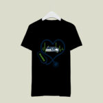 Nurse Heartbeat Love Seattle Seahawks 2 T Shirt