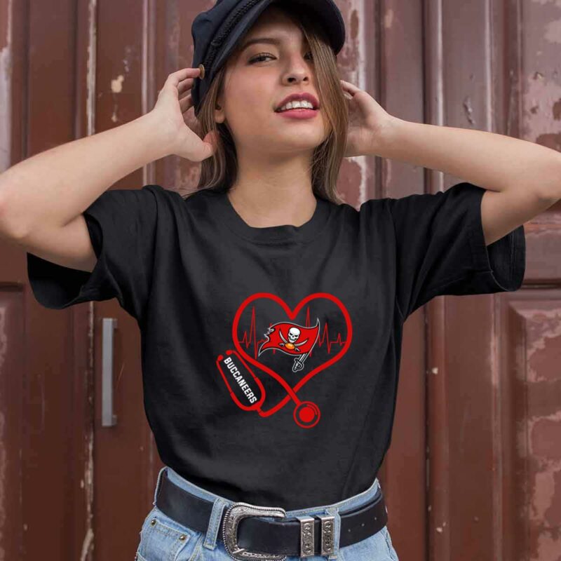 Nurse Heartbeat Love Tampa Bay Buccaneers 0 T Shirt