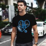Nurse LA Dodgers Heart 1 T Shirt